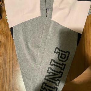 LOVE PINK mesh side leggings